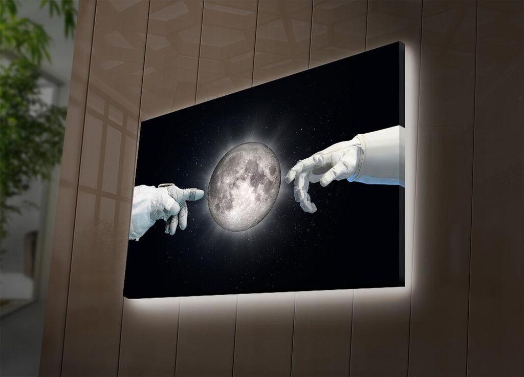 Wallity Слика со LED Осветлување NASA-004, 45x70 cm