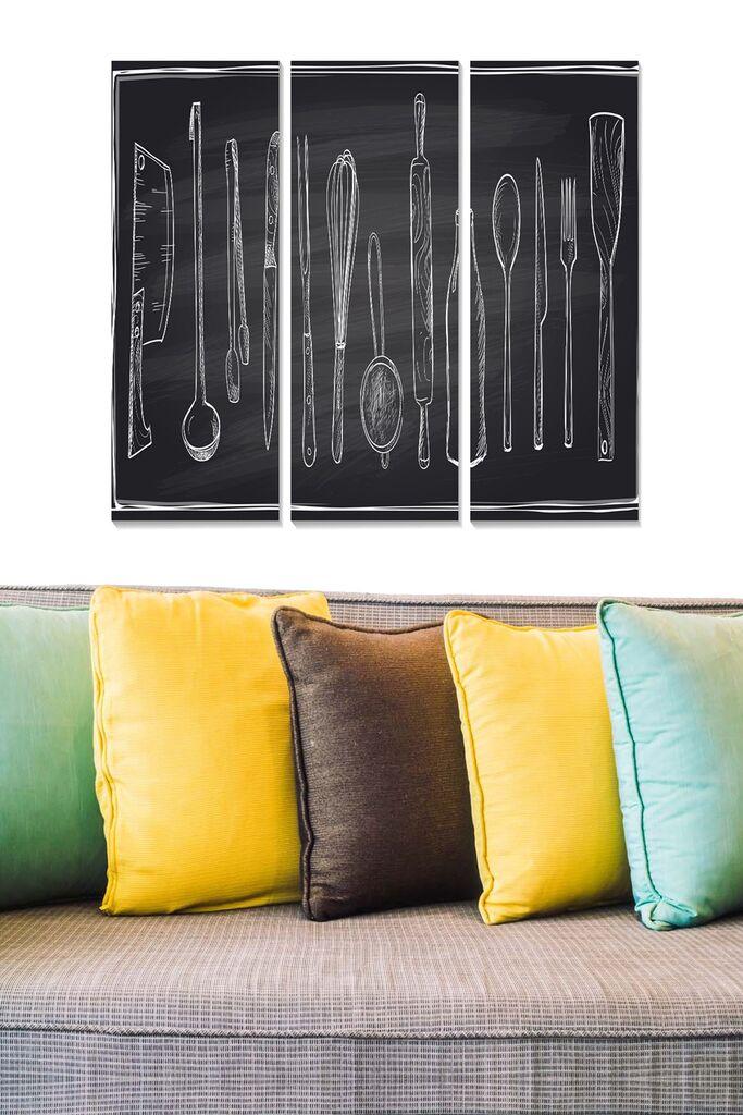 Wallity Сет Слики MDF7316075, 3 Дела