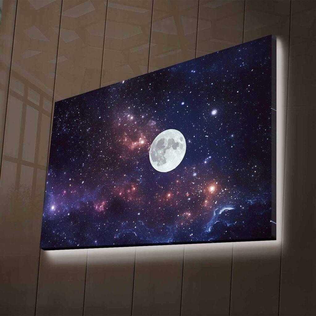 Wallity Слика со LED Осветлување NASA-027, 45x70 cm