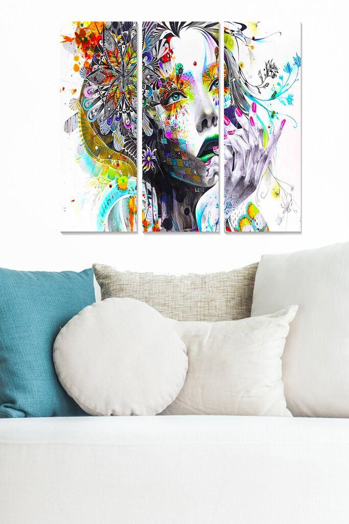 Wallity Сет Слики MDF7436501598570, 3 Дела