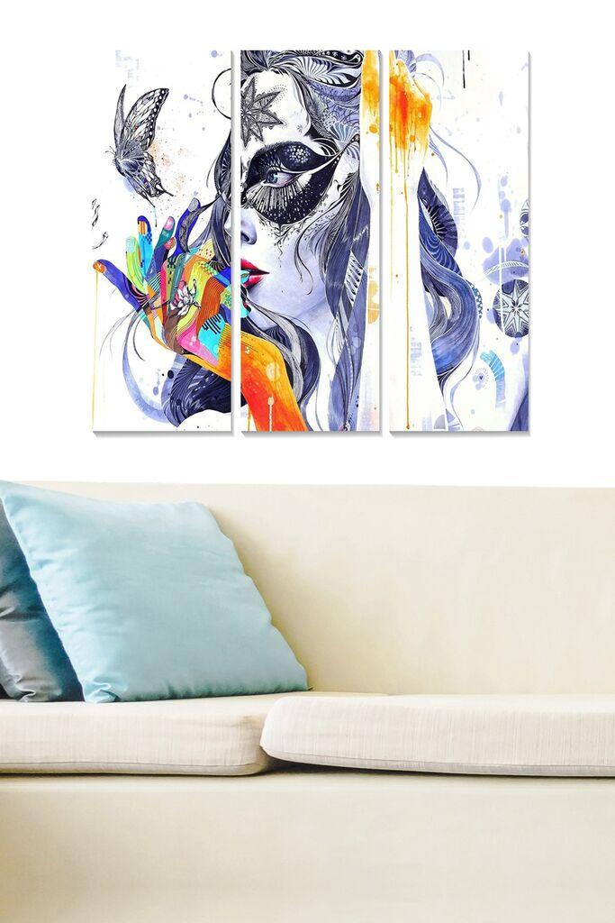 Wallity Сет Слики MDF7436501598594, 3 Дела