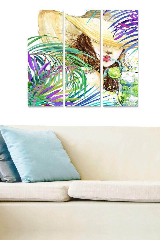 Wallity Сет Слики MDF7825516, 3 Дела