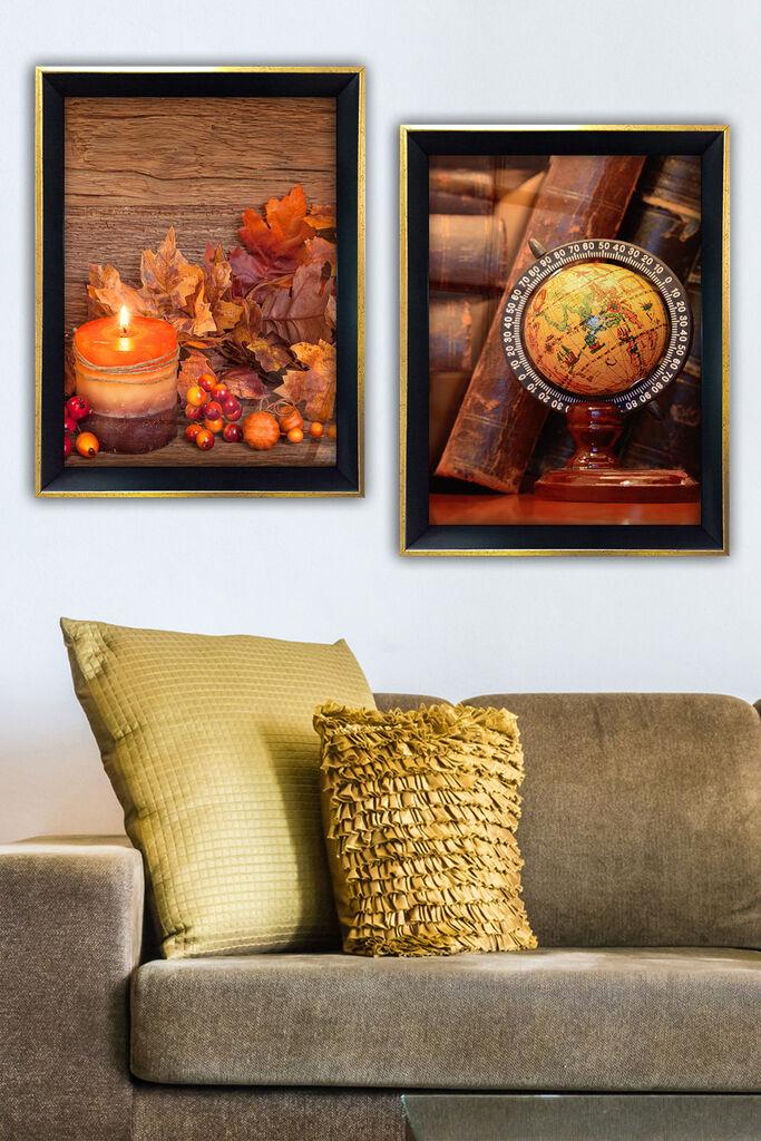 Wallity Сет Слики во Рамка SAC7436502515569, 2 Дела