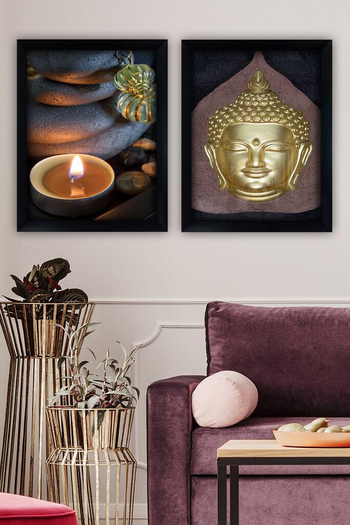 Wallity Сет Слики во Рамка SYC7436502415487, 2 Дела