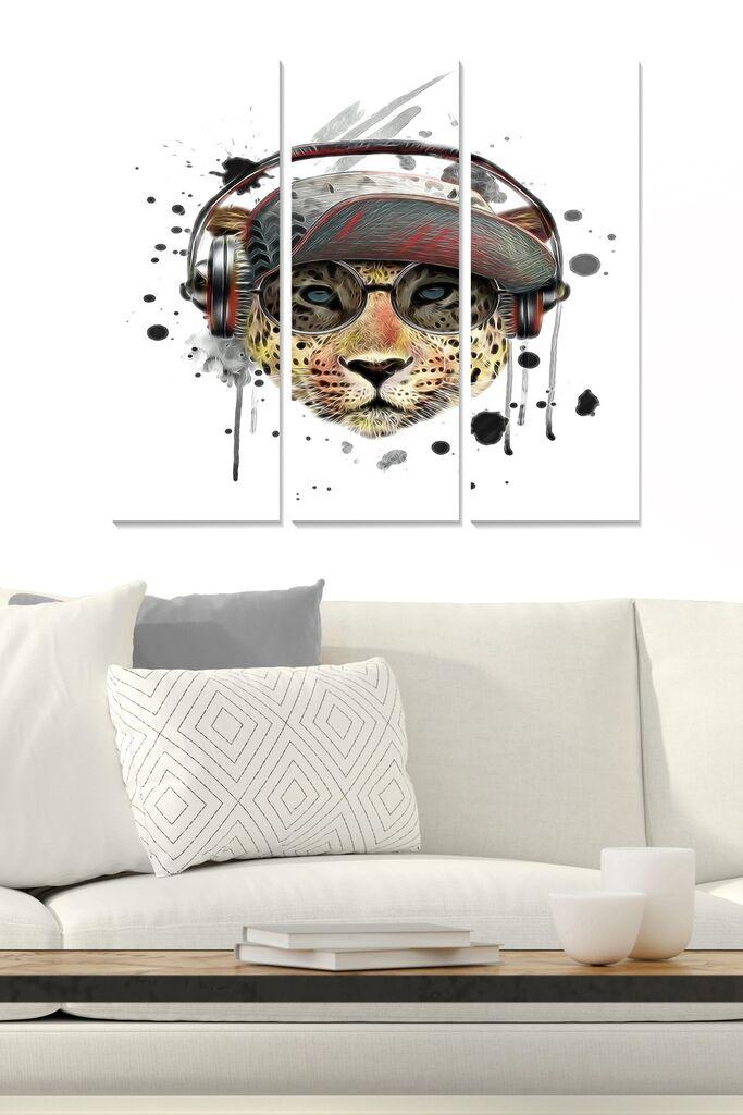 Wallity Слика со LED Осветлување Windows Statue, 44x66 cm