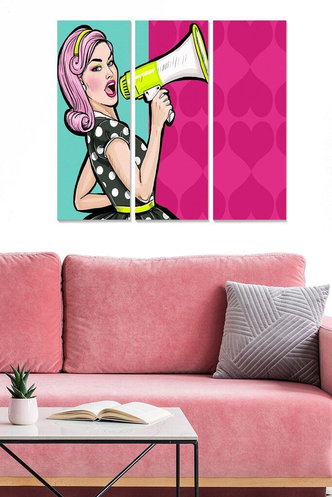 Wallity Сет Слики MDF7859217, 3 Дела