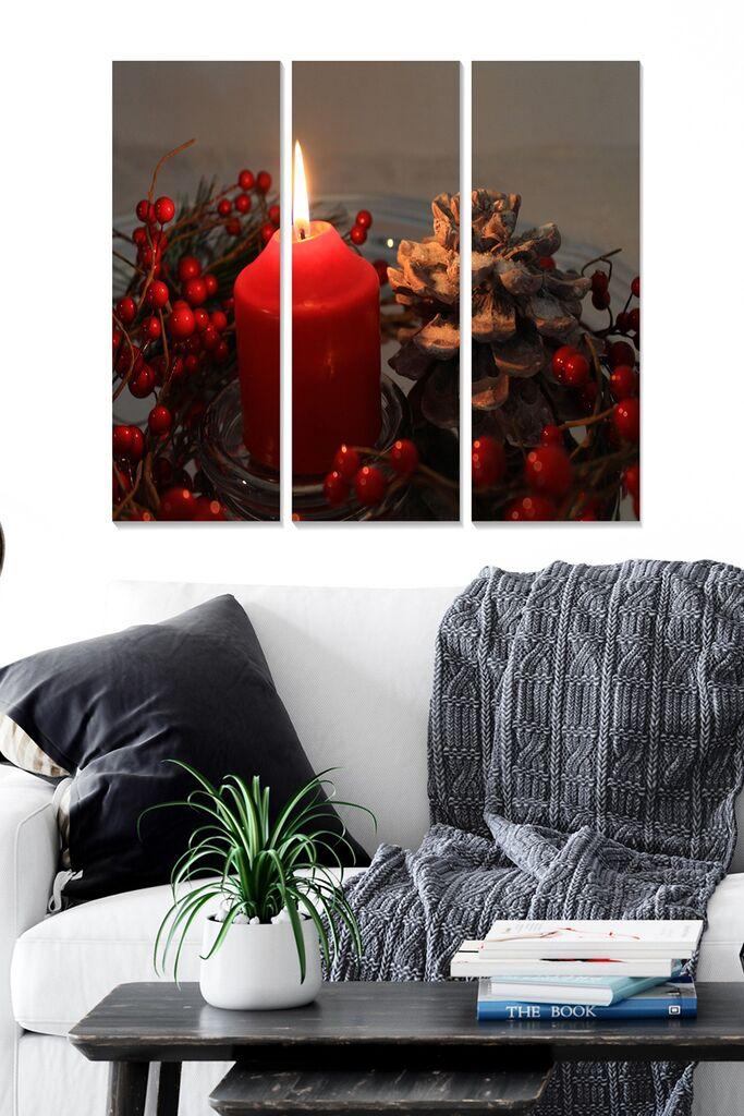 Wallity Сет Врамени MDF Слика Myk3002-2, 3 Дела