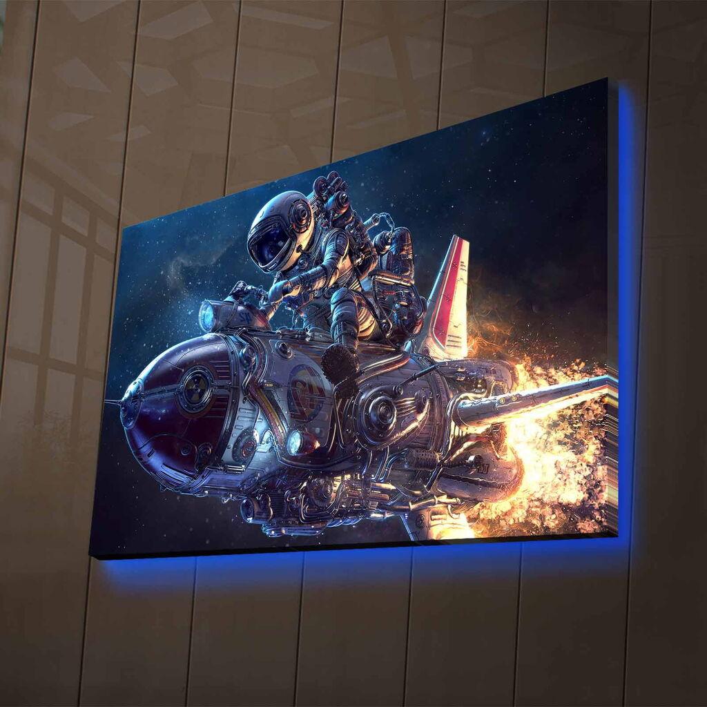 Wallity Слика со LED Осветлување NASA-008, 45x70 cm