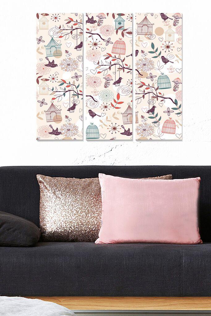 Wallity Сет Слики MDF6987362, 3 Дела