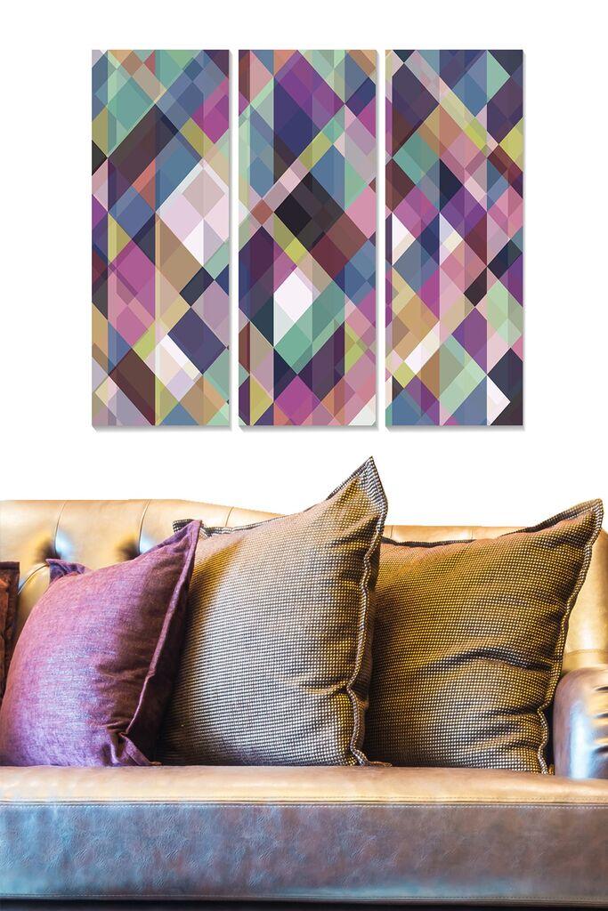 Wallity Сет Слики MDF7187968, 3 Дела