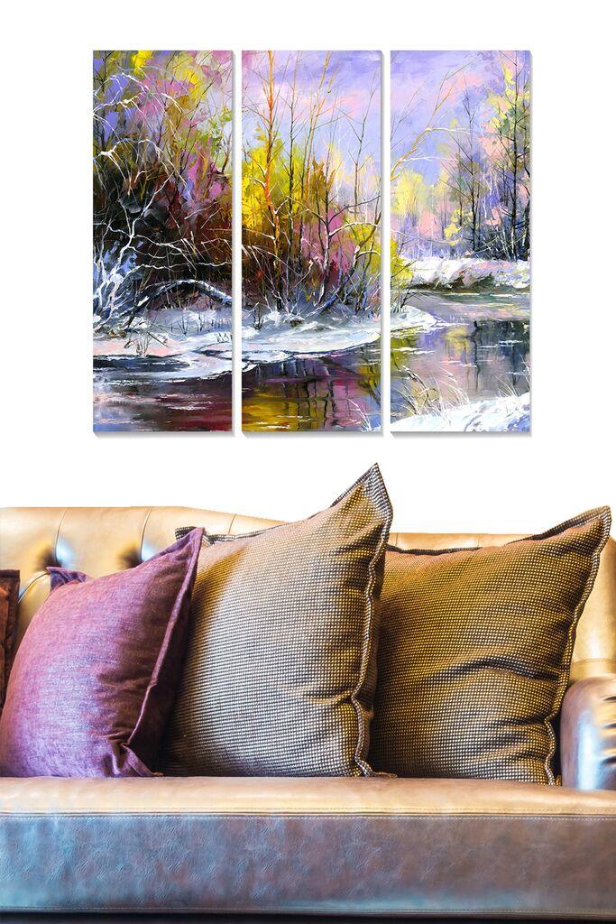 Wallity Сет Слики MDF4524571, 3 Дела