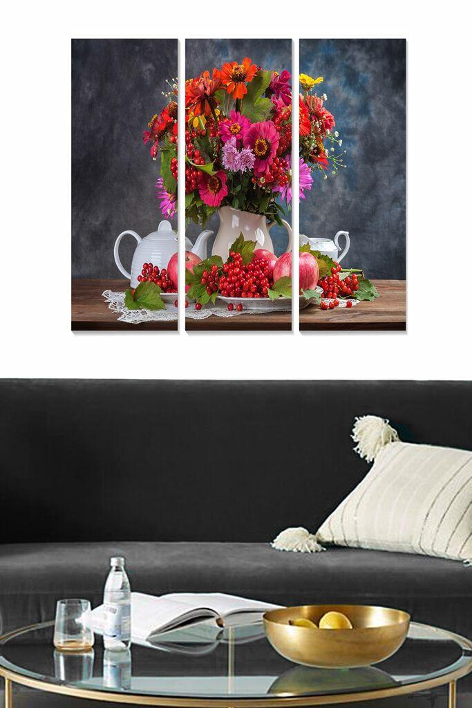 Wallity Слика со LED Осветлување Windows Statue, 66x99 cm