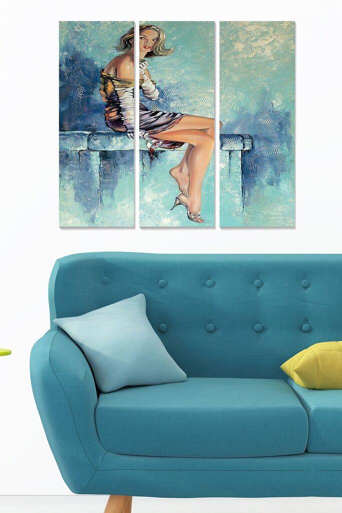 Wallity Сет Слики MDF580375, 3 Дела