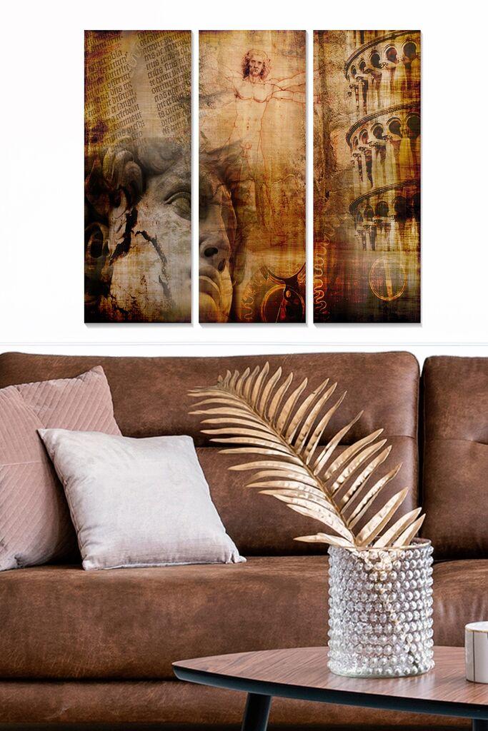 Wallity Сет Слики MDF6809471, 3 Дела