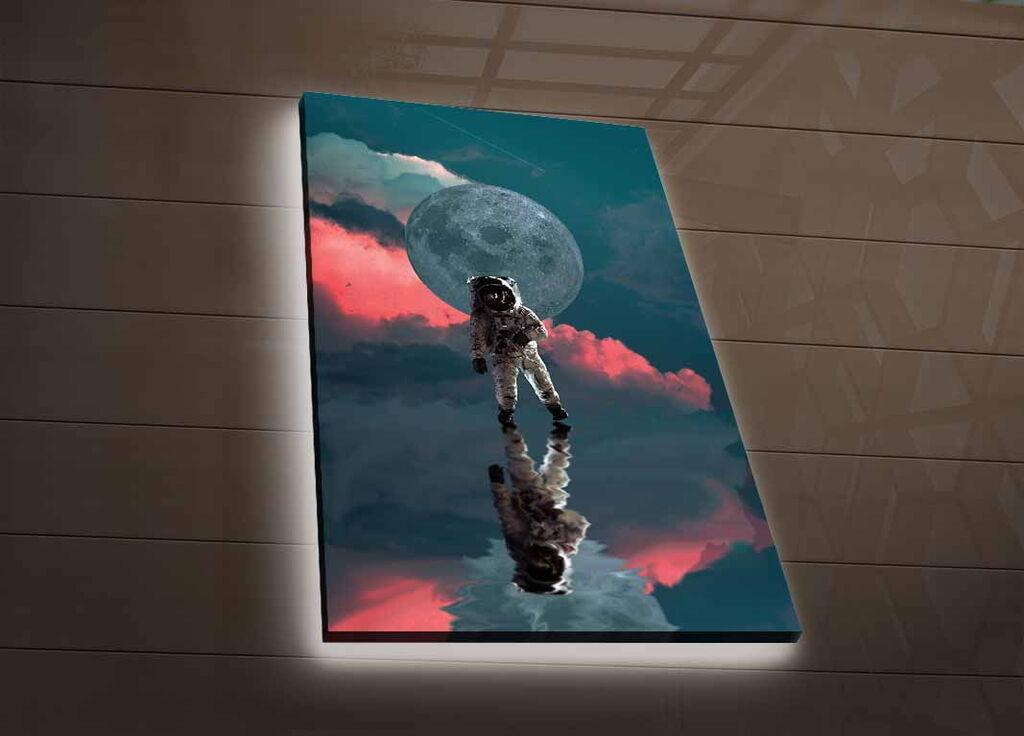 Wallity Слика со LED Осветлување NASA-046, 45x70 cm