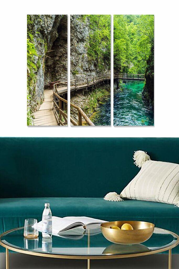 Wallity Слика со LED Осветлување NASA-007, 45x70 cm