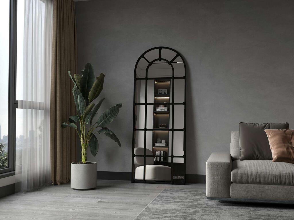 Подно огледало Hanah Home Овалис Дар, 70 см x 180 см, златна боја
