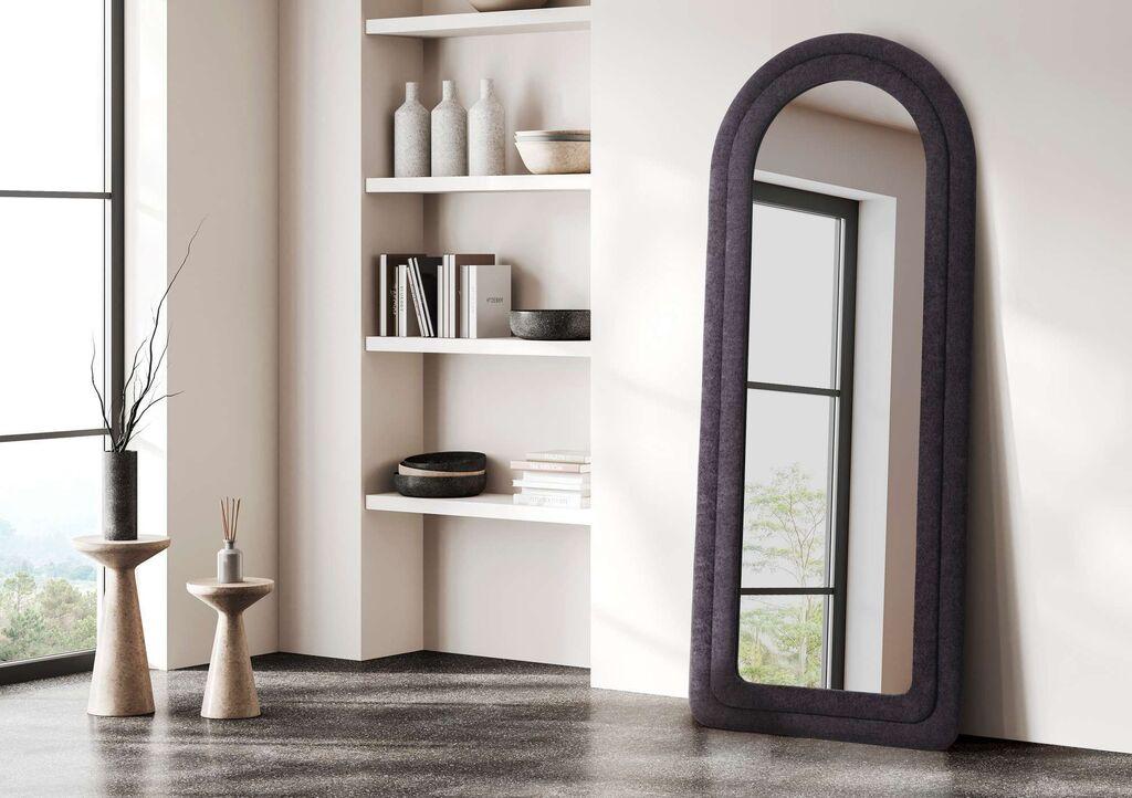 Подно огледало Hanah Home Doga, 65 см x 170 см, црно