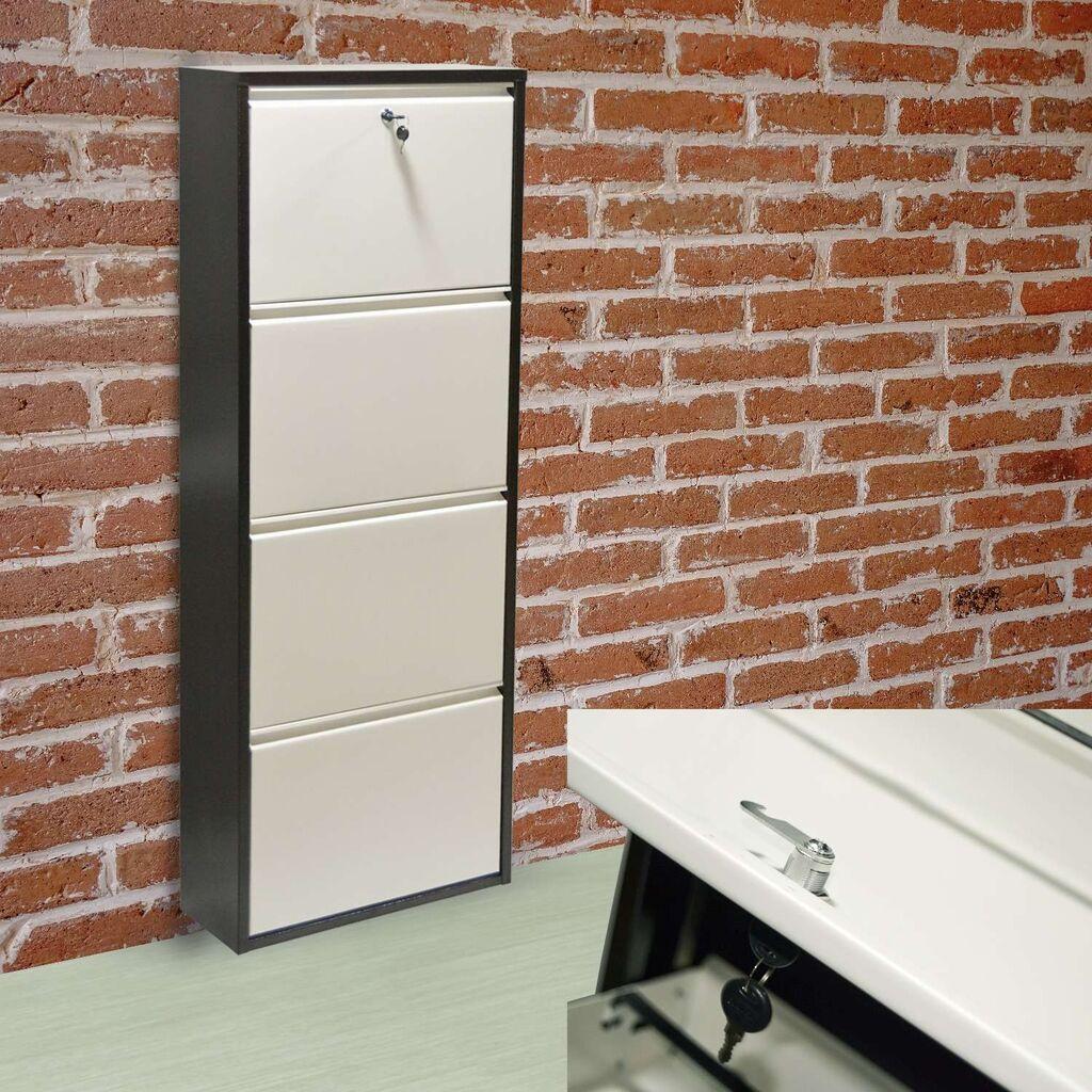 Полица за чевли Hanah Home Garda 4, 50x37x15 см, бела