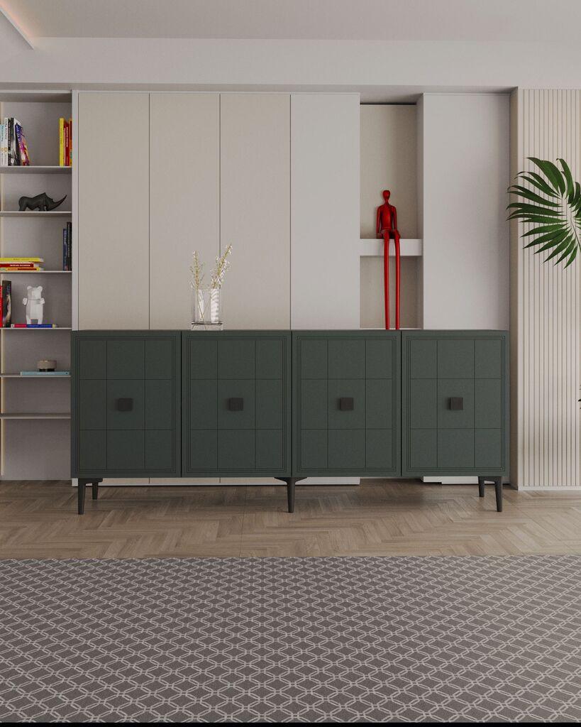 Hanah Home Console Yuka 150, 150x75x32 см, Антрацит