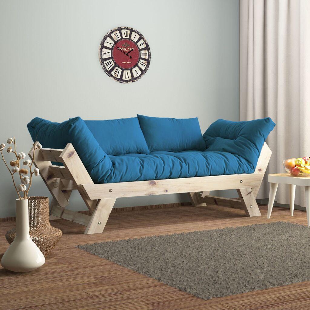 Двосед Hanah Home Garden, природна и сива