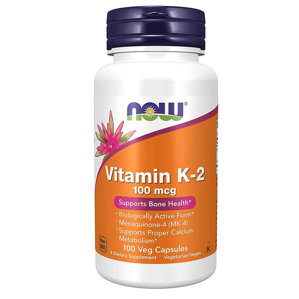 NOW Капсули Vitamin K-2 100мг., x 60