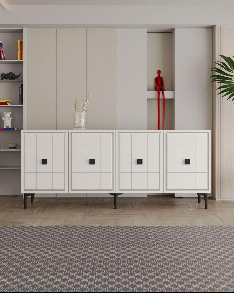 Hanah Home Console Yuka 150, 150x75x32 см, бела