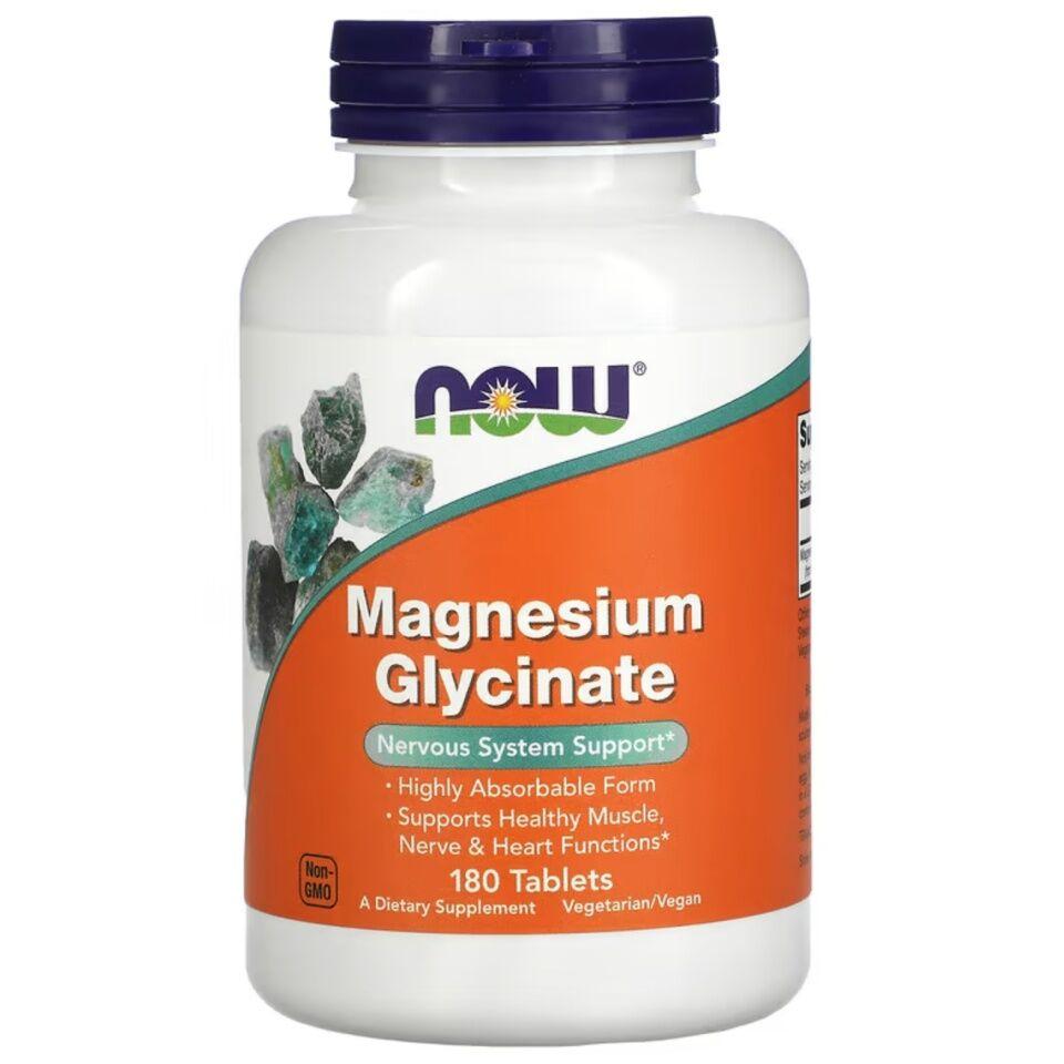 NOW Таблети Magnesium Glycinate, 180