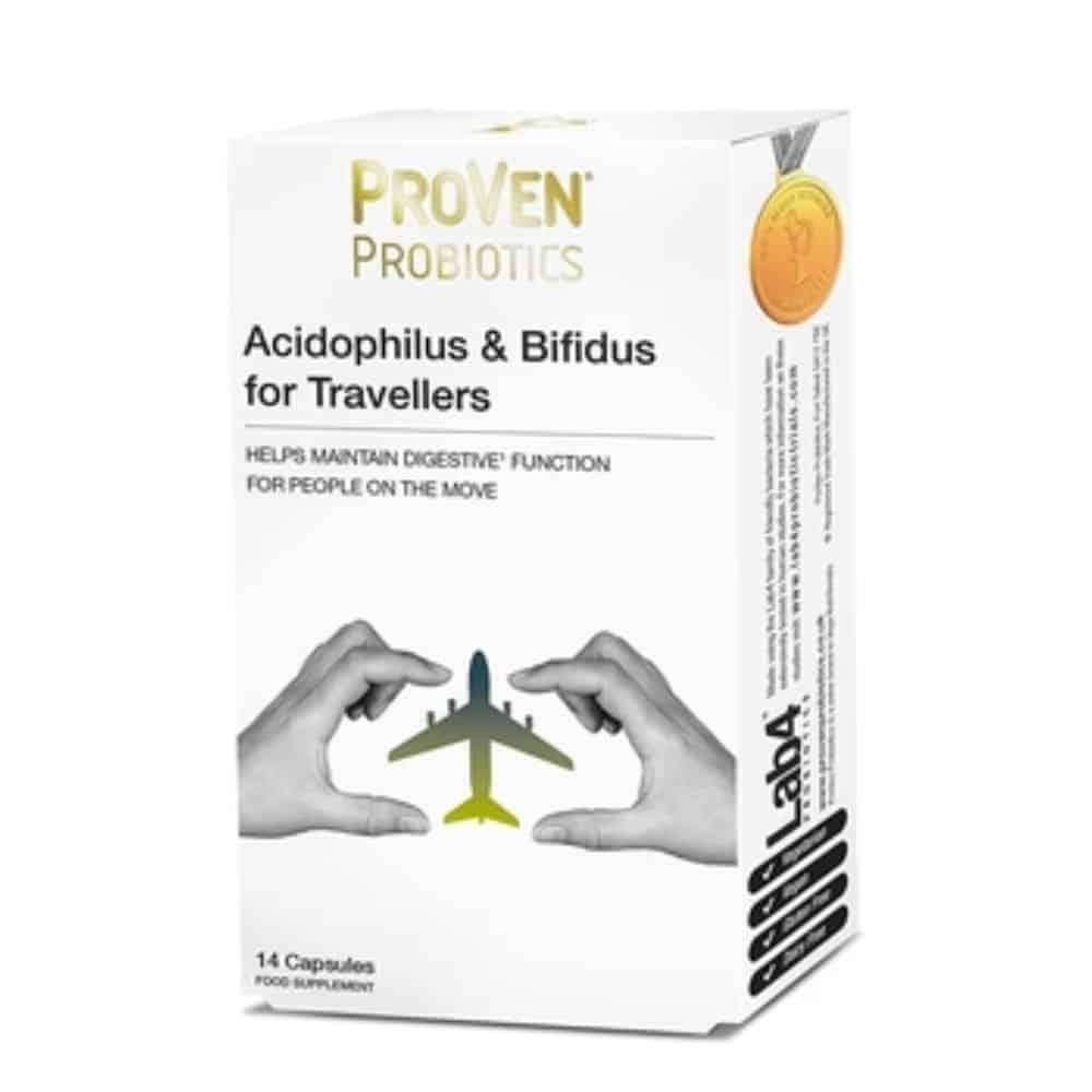 PROVEN Капсули Probiotic Acidophilus и Bifidus за патување, x 14
