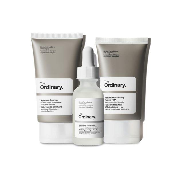 THE ORDINARY Сет The Daily Set Squalane за чистење лице 50мл. + Серум за измазнување 30мл. + Хидратантен крем 30мл.