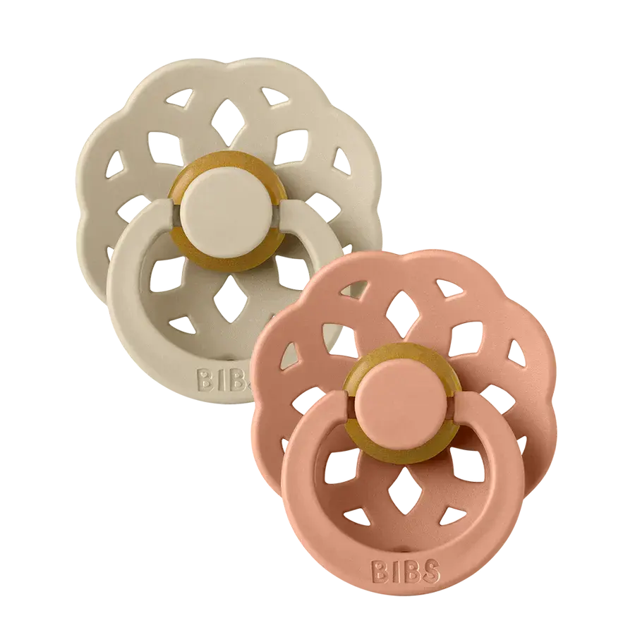 BIBS Цуцла BOHEME VANILA/PEACH, големина 2