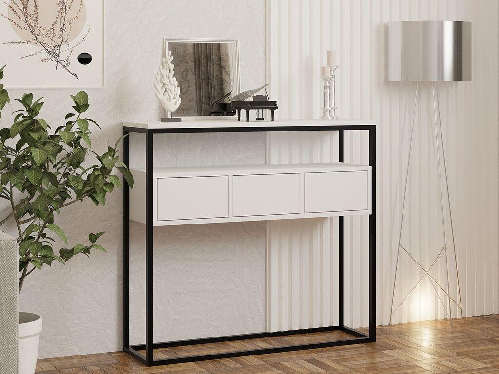 Заштитна конзола Hanah Home, 100x90x29 см, бела