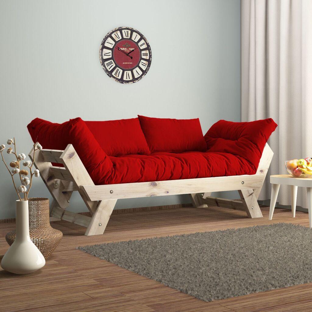 Двосед Hanah Home Garden, природна и сива