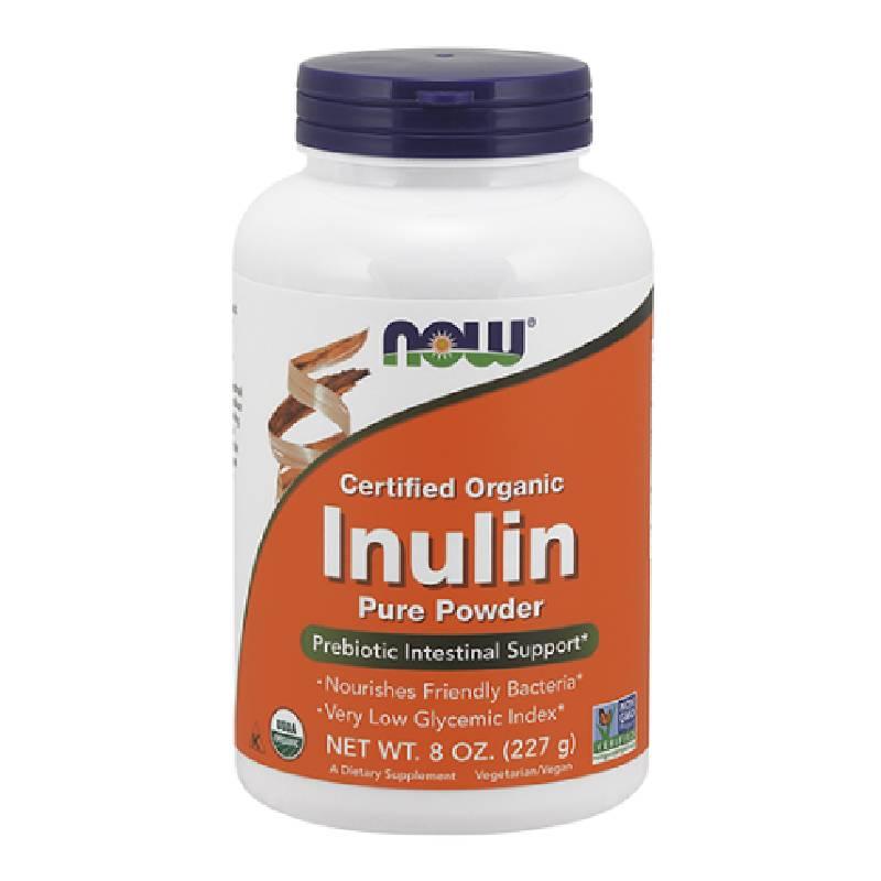 NOW Прашок Inulin Prebiotic Pure, 227г.