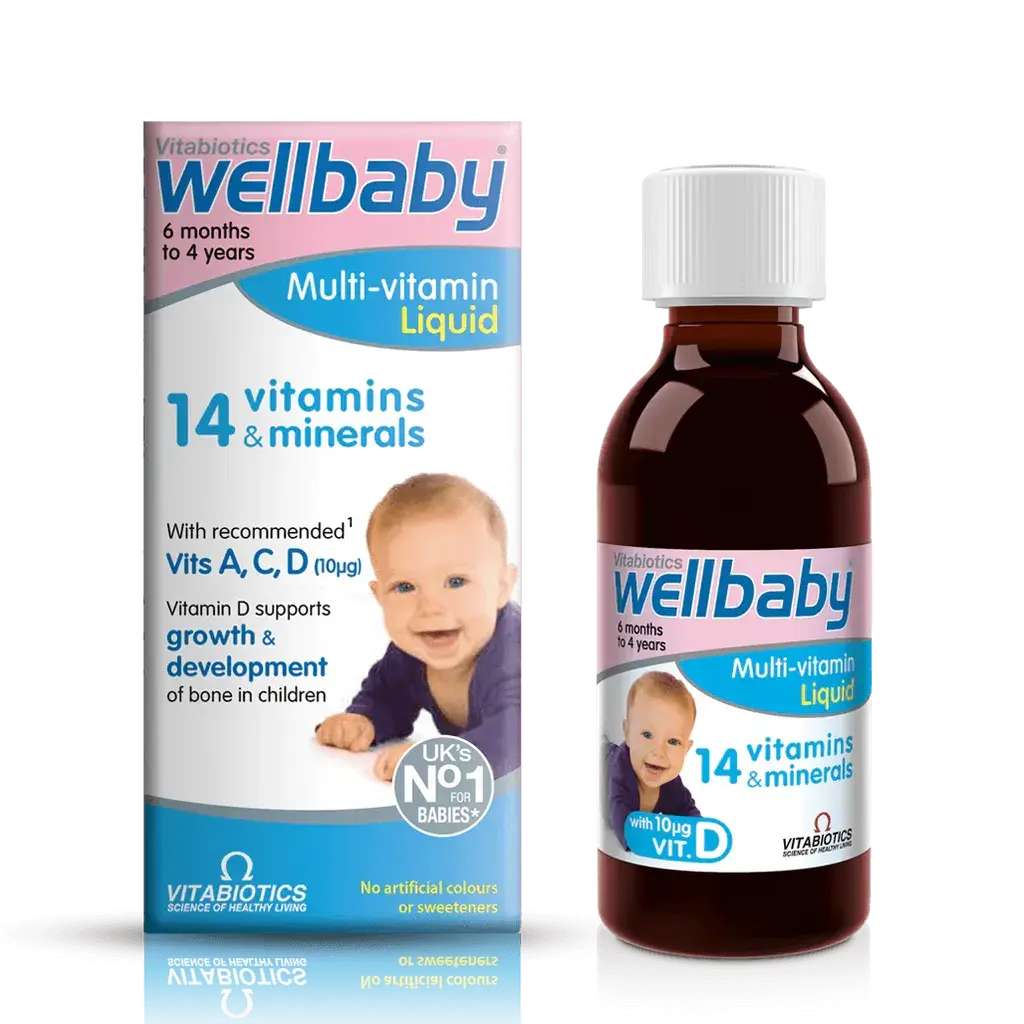 Vitabiotics Сируп WELL BABY MULTI-CITAMIN 4м.–4год., 150мл.