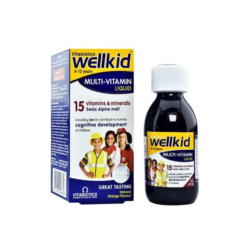 Vitabiotics Сируп WELL KID MULTI-VITAMIN 4-12год., 150мл.