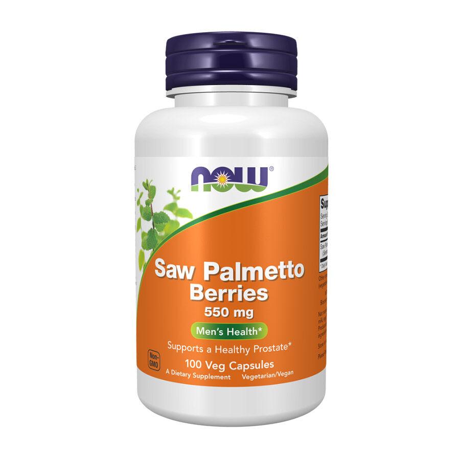 NOW Капсули Saw Palmetto Berries 550мг., 100 парчиња