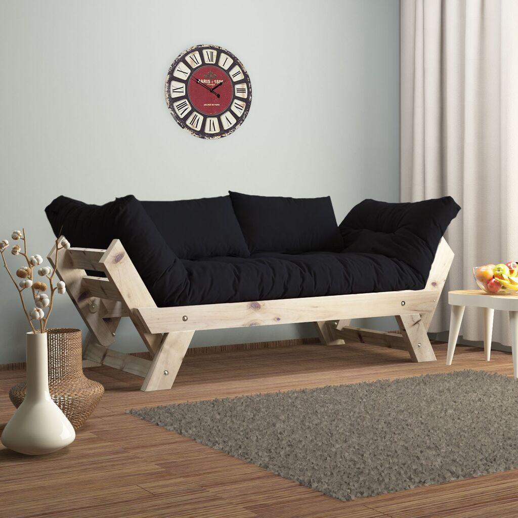 Двосед Hanah Home Garden, природна и сива