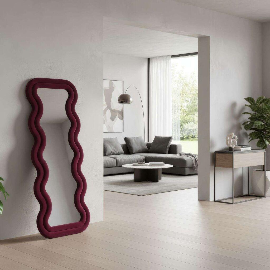 Подно огледало Hanah Home Mundo, 65 см x 170 см, крем