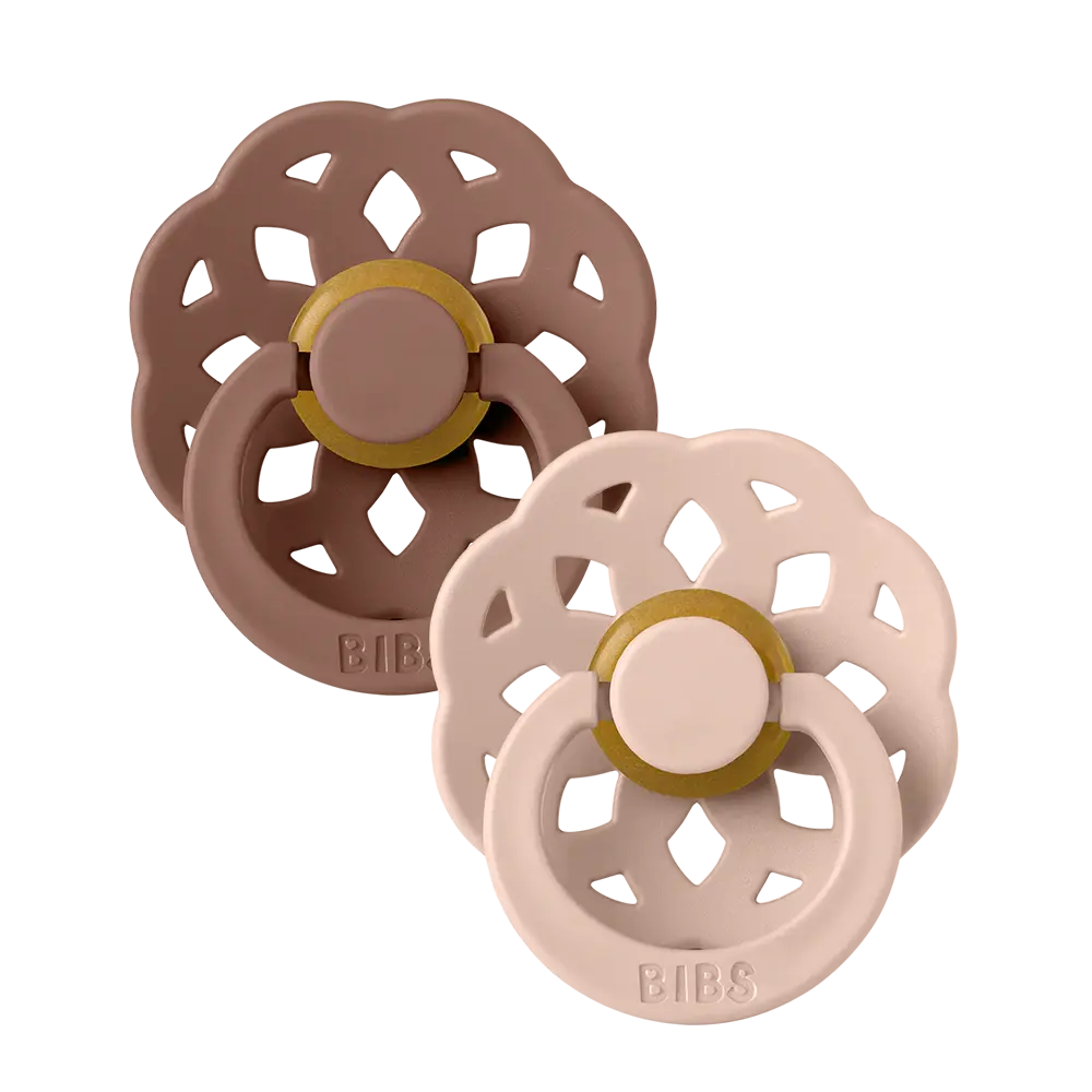 BIBS Цуцла BOHEME WOODCHUCK/BLUSH, големина 2