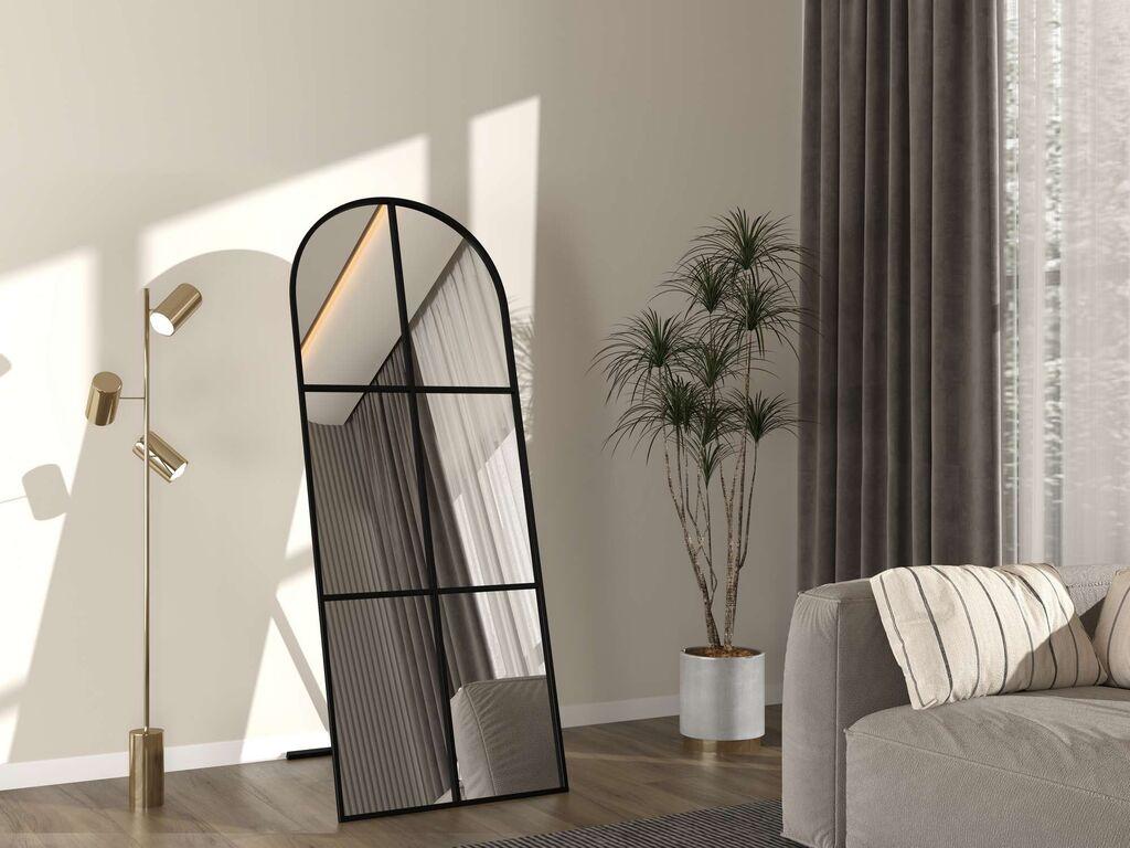 Огледало за под Hanah Home Influencer, 70 см x 180 см, црно