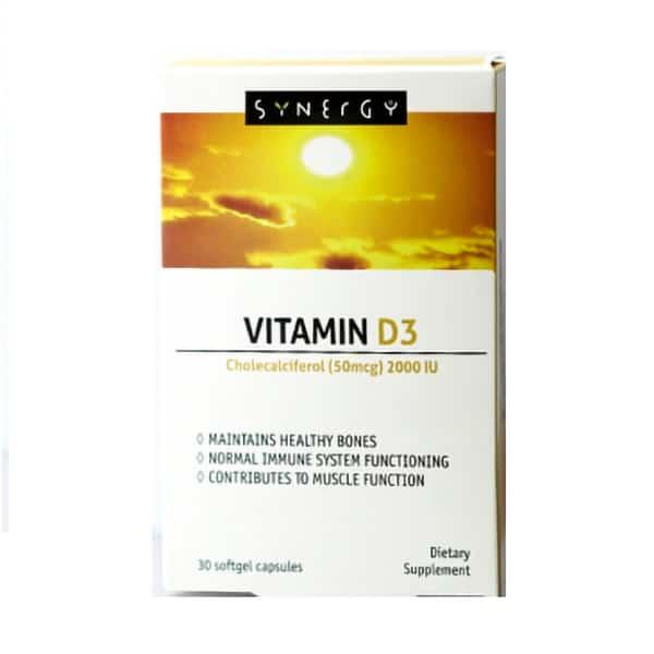 SYNERGY Капсули Витамин D3 x 60