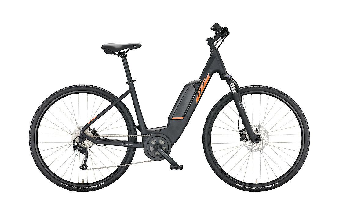 KTM е-Велосипед  MACINA Cross A410, 56, црн