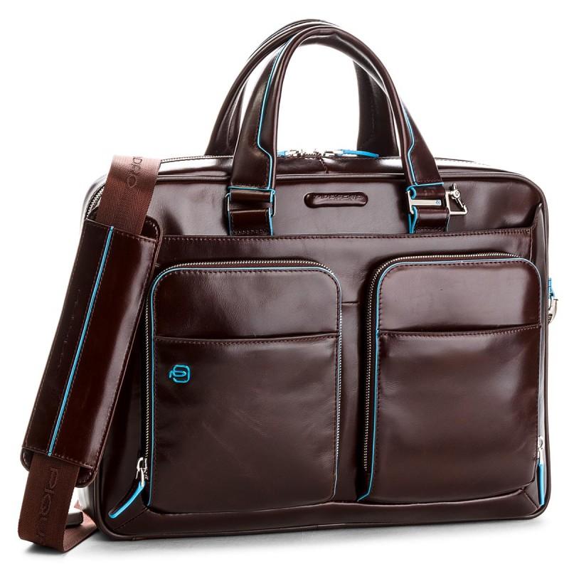 PIQUADRO Чанта, Деловна, За Лаптоп, 14",Кожна, CA2849B2/MO, 39*28,5*10цм,Кафеава