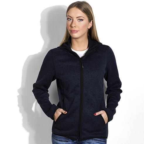 PUBLIK Дуксер, Женски, Со Патент и Качулка, Joker Lady, 52.012.20-XL, Сина