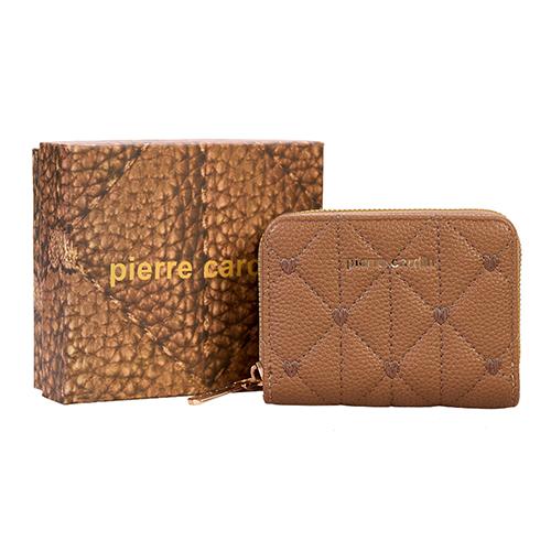 PIERRE CARDIN Паричник, Женски, Еко кожа, 8811 miss07, 11*9,5*4цм, Кафеава