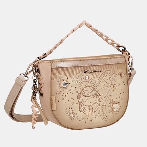 ANEKKE Чанта,Со Метална Рачка,1 Патент,Hollywood Nude Studio,38763-405,21*17*7цм