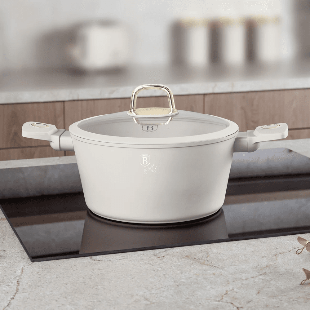 Berlinger Haus Длабоко Тенџере Со Капак 24См Бх/8071 Сахара