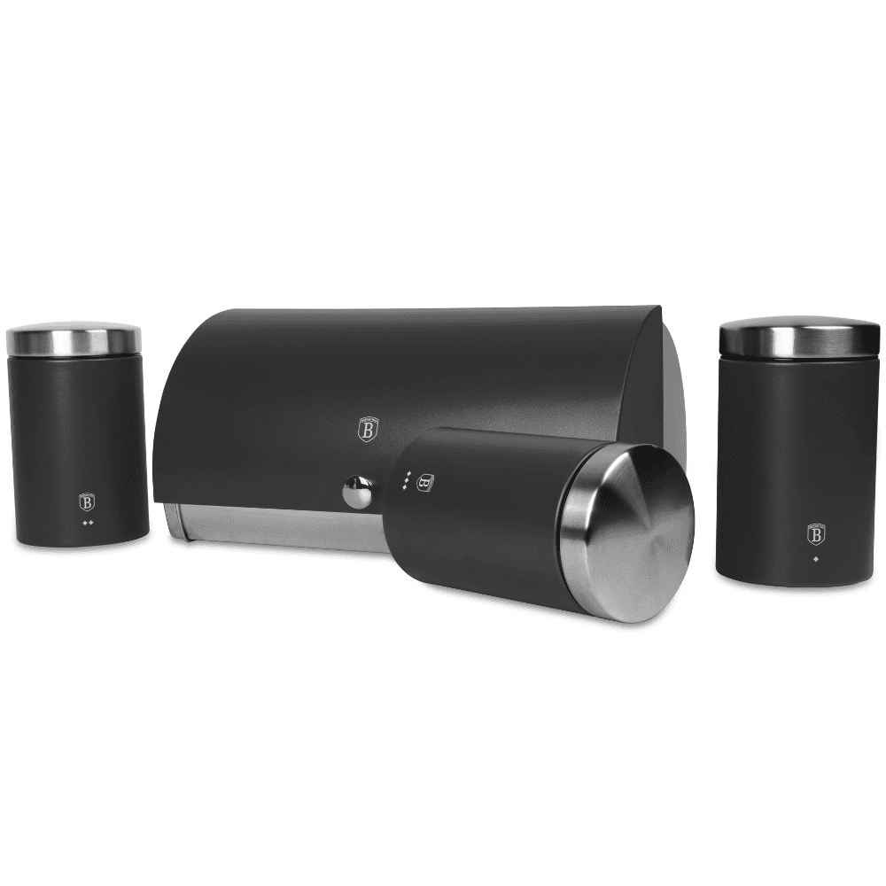 Berlinger Haus Сет Кутија За Леб Со 3 Канистри Бх/6738 Антрацит