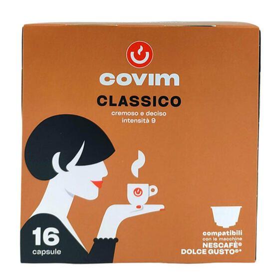 COVIM КАФЕ Капсули Kovim Brioso 1/16 компатибилни на  Dolce Gusto